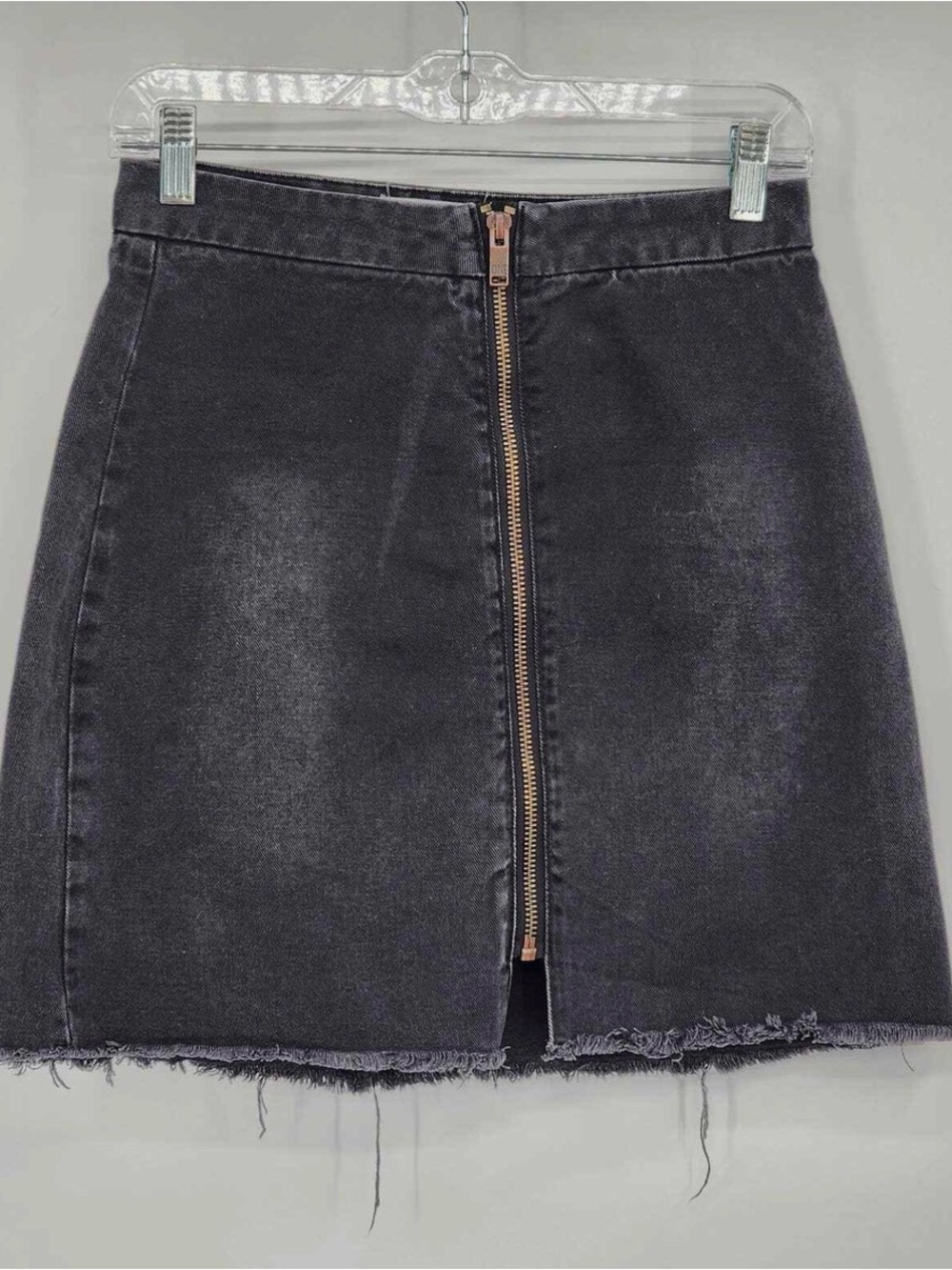 One Teaspoon Denim Zip-Front Women's Skirt